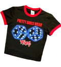 PGWx4FIVE6 Baby Tee (Black)